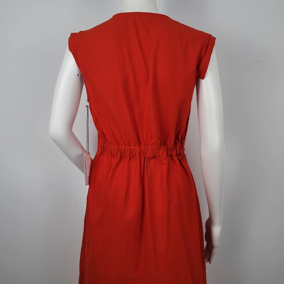 Anthropologie 34°N 118°W The Goods Silk Tie Dress - Picture 9 of 11